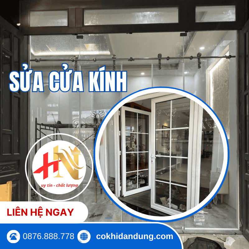 sửa cửa kính