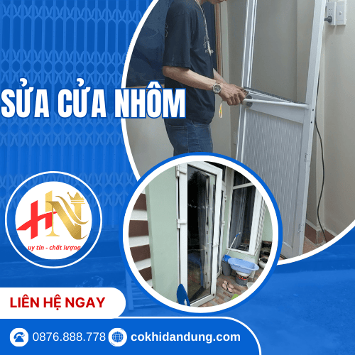 sửa cửa nhôm